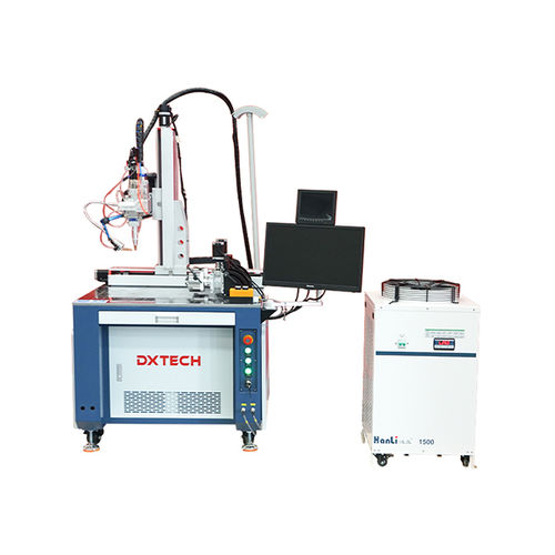 Máquina estacionária de solda a laser de fibra - DXTECH CNC Machine Co., Ltd. - automática / independente / de bancada