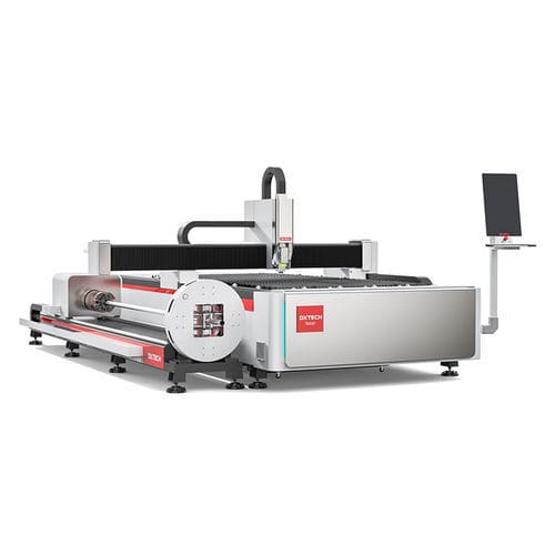 Máquina de corte a laser de fibra - FL3T Series - DXTECH CNC Machine Co., Ltd. - para metais / para chapas / de tubos