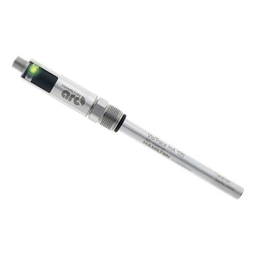 Sensor de oxigênio dissolvido óptico - VisiTrace mA 120 L1 - Hamilton Process Analytics - com Bluetooth / HART