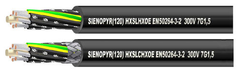 Cabo de alimentação - EN50264-3-2 | SIENOPYR(120) HXSLHXÖ / HXSLCHXÖ - Prysmian Group - DIN / sem halogênio