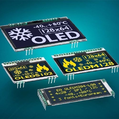 Módulo de visualização com tela sensível ao toque - EA OLED series - DISPLAY VISIONS GmbH - com tecnologia capacitiva projetada / OLED / PMOLED