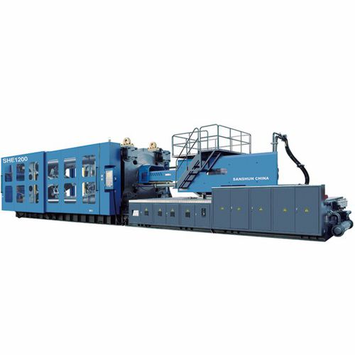 Máquina injetora horizontal - SHE1200 - NINGBO SANSHUN MACHINERY & TECHNOLOGY CO.,LTD - hidráulica / com fechamento por alavanca articulada