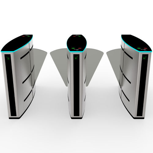 Catraca de acesso de meia altura - MT244 - Mairs Intelligent Technology Co.,Ltd - com leitor de crachás / automática