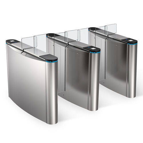 Catraca de acesso de correr - MT251 - Mairs Intelligent Technology Co.,Ltd - de meia altura / com leitor de crachás / automática