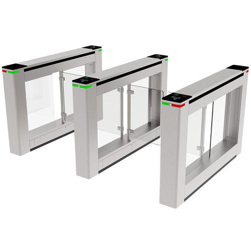 Catraca de acesso de abrir - MT345 - Mairs Intelligent Technology Co.,Ltd - de meia altura / com leitor de crachás