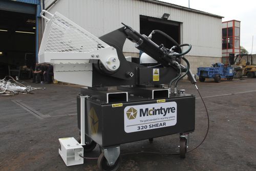 Tesoura hidráulica - McIntyre 320 - JMC Recycling Systems Ltd - para sucata / para cabos / crocodilo