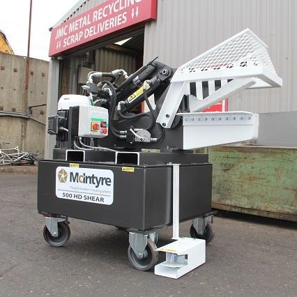Tesoura hidráulica - JMC McIntyre 500HD - JMC Recycling Systems Ltd - para metais / para sucata / para o plástico