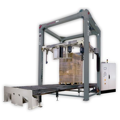 Envolvedora com filme estirável - Saturn S6 - MOVITEC WRAPPING SYSTEMS, SLU - de anel giratório / automática / de paletes