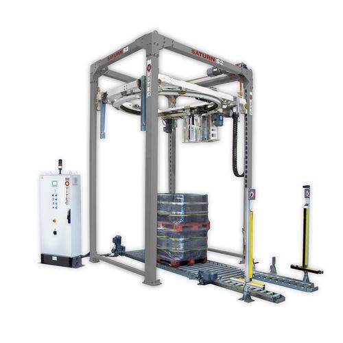 Envolvedora com filme estirável - Saturn S2 - MOVITEC WRAPPING SYSTEMS, SLU - de anel giratório / semiautomática / de paletes