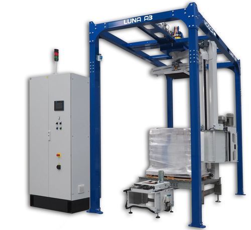Envolvedora de anel giratório - Luna A3 - MOVITEC WRAPPING SYSTEMS, SLU - automática / com sistema de cobertura superior por película / com instalação de cantoneira de proteção