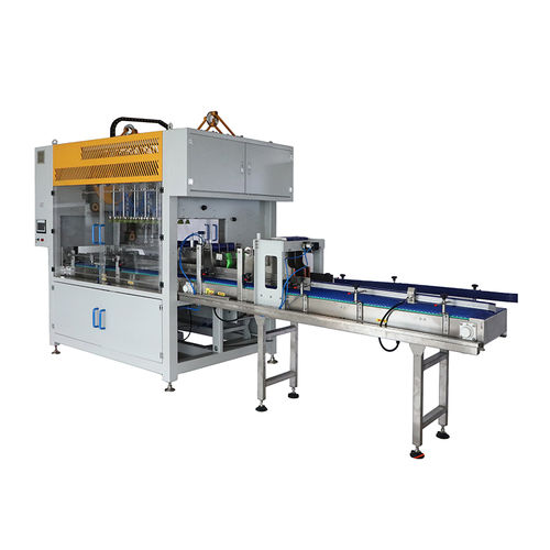 Encaixotadora com abertura superior - CZX45-300 - Qingdao Ausense Packing Equipment Co., Ltd. - automática / de garrafas / para latas de conserva
