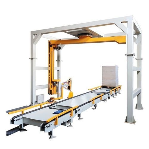 Envolvedora com braço giratório - LR1800F - Qingdao Ausense Packing Equipment Co., Ltd. - automática / de paletes / com transportador contínuo