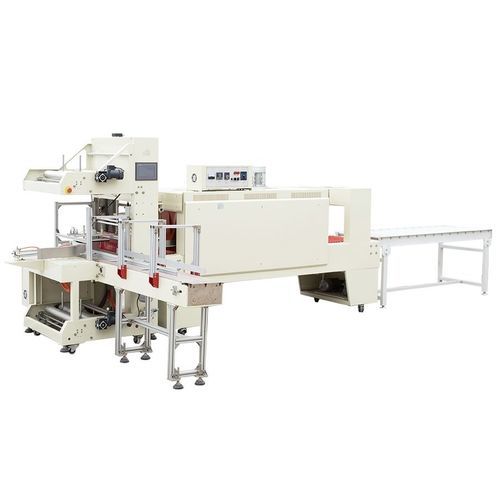 Enfardadeira automática - ST6040A+BSE6040A - Qingdao Ausense Packing Equipment Co., Ltd. - para garrafas / para manga / empilhadora