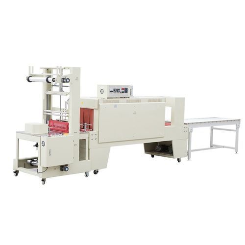 Enfardadeira semiautomática - ST6040Q+BSE6040A - Qingdao Ausense Packing Equipment Co., Ltd. - para embalagens / para manga / com túnel de retração