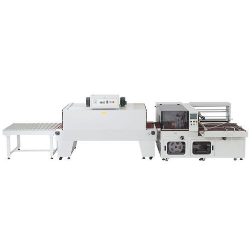Enfardadeira automática - FL5545TBH+SM5030LX - Qingdao Ausense Packing Equipment Co., Ltd. - com túnel de retração / com selagem lateral / de alta velocidade