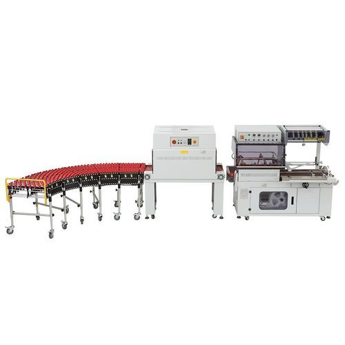 Enfardadeira com seladora em L - FL5545TBA+SM4525 - Qingdao Ausense Packing Equipment Co., Ltd. - totalmente automática / para embalagens / para peças pequenas