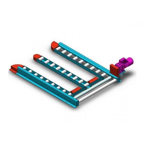 Transportador de rolos - Qingdao Ausense Packing Equipment Co., Ltd. - de corrente / horizontal / em L