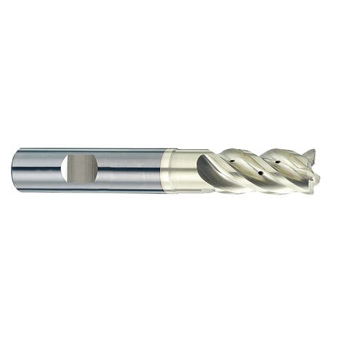 Fresa com refrigeração interna - HF514SX series - 7Leaders Corp. - em carboneto sólido / de desbaste / de acabamento