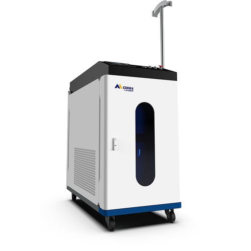 Máquina estacionária de solda a laser de fibra - MT-W1000P - Mornlaser Technology Co.,Ltd - manual / com rodízios / para metais