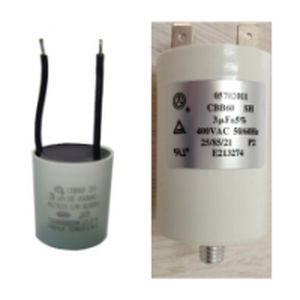 Capacitor de filme de polipropileno metalizado - CBB60 - Anhui Tongfeng Electronics Co.,Ltd. - cilíndrico / em material plástico / industrial