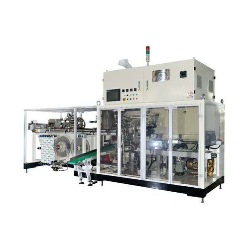Máquina embaladora controlada por CLP - Xiamen Gachn Technology Co.,Ltd. - com servoacionamento / com filme plástico / de toalhas umedecidas
