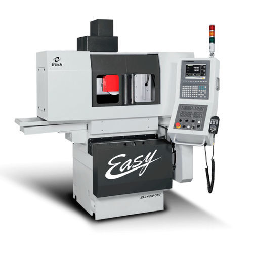 Retífica plana - EASY  - E-tech Machinery - para peças a usinar / para perfis metálicos / CNC