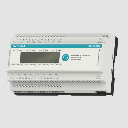 Módulo E/S digital - ITR208-0005 - Interra - Ethernet / de 8 canais / de segurança