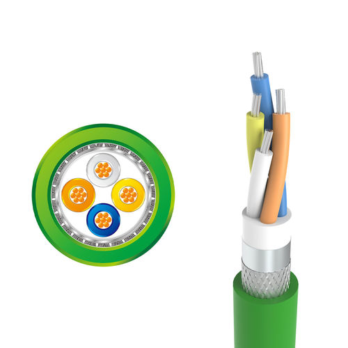 Cabo elétrico Ethernet - Zhaolong Interconnect - de dados / retardante de chama / de baixa emissão de fumos