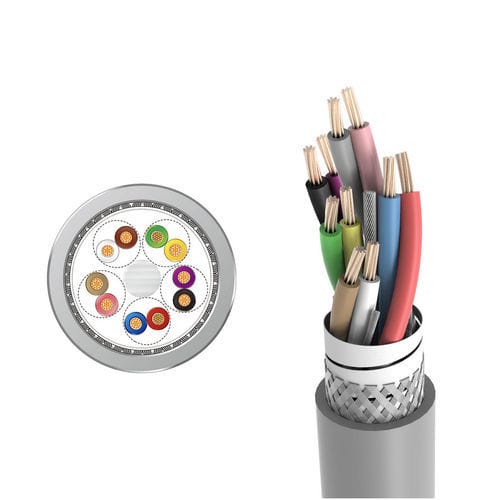 Cabo de alimentação - LONGFLEX® CHAIN FD 430 TP - Zhaolong Interconnect - DIN / resistente a óleo / multifilamentos