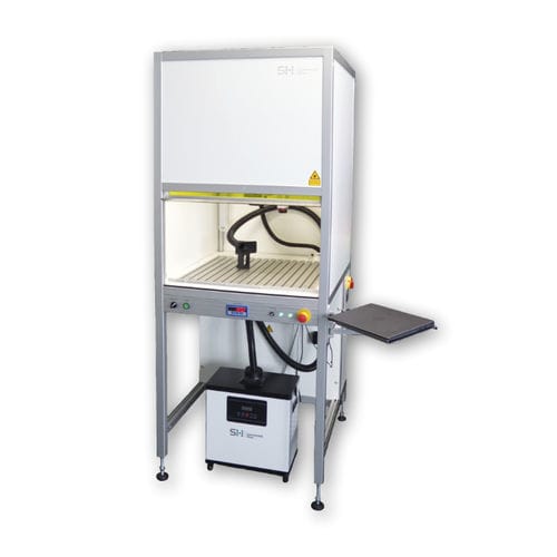 Sistema de marcação a laser - LAS 28 XL - Systemtechnik Hölzer GmbH - a laser de fibra / semiautomático / industrial