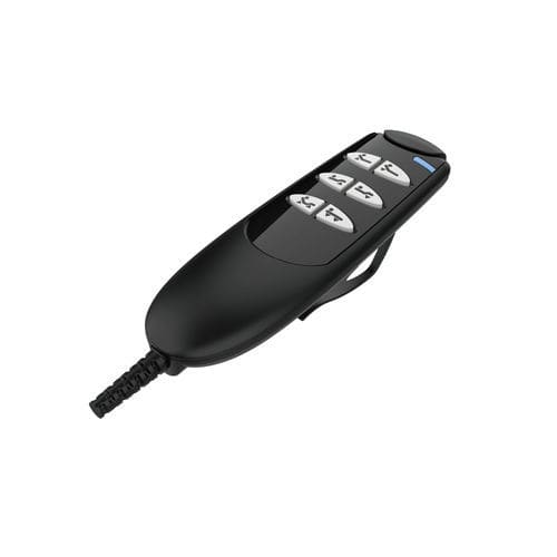 Controle remoto com fio - HJH22 - Qingdao hao jiang intelligent technology co., LTD - com botões / para cama hospitalar / de 6 botões