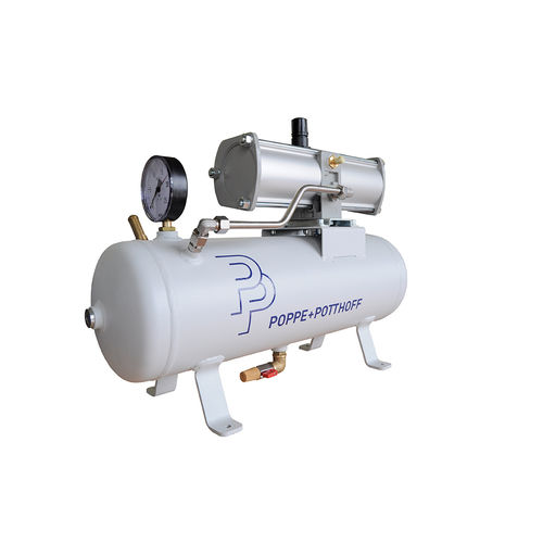 Amplificador de pressão de pistão - PPM - Poppe + Potthoff Maschinenbau GmbH - de nitrogênio / de ar comprimido / à prova de explosão