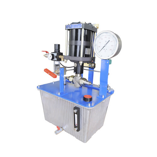 Unidade hidráulica com motor pneumático - Poppe + Potthoff Maschinenbau GmbH - para máquina de ensaio / de óleo