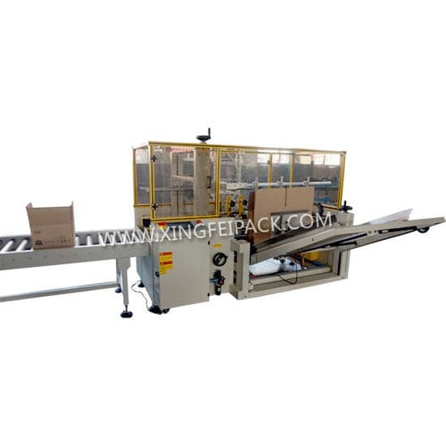 Formadora de caixas automática - XFC-KX - Shanghai Xingfei Packaging Machinery Co., Ltd. - fechamento das abas inferiores