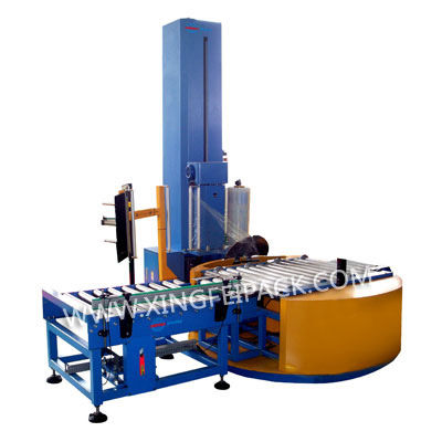 Envolvedora com plataforma giratória - XFC-ZC - Shanghai Xingfei Packaging Machinery Co., Ltd. - automática / de paletes / para alimentos