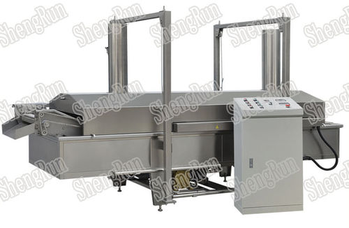 Linha de fritura para bolachas crocantes - SR-LX(G/O)-00 series - Jinan Shengrun Machinery Co., Ltd. - para snacks