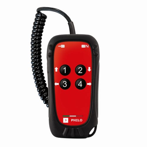 Controle remoto com fio - Philo - Sistematica - com botões / industrial / para equipamento de elevação