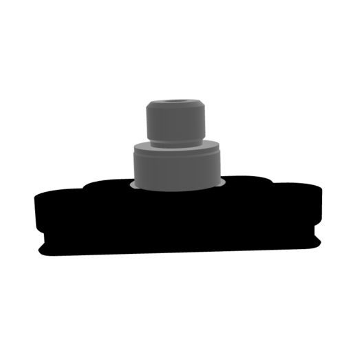 Ventosa oval - 32.030008.016.01 - Morali GmbH - em silicone / em NBR