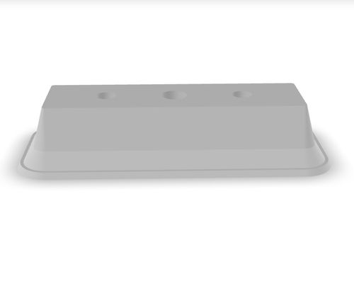 Ventosa retangular - 33.050020.019.01 - Morali GmbH - em silicone / em NBR