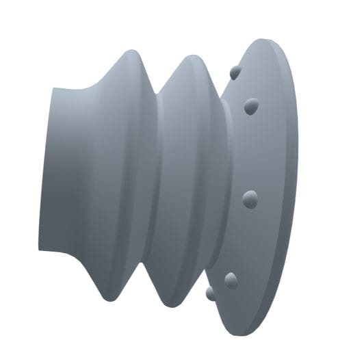 Ventosa de fole - 220.037.116.02 - Morali GmbH - em silicone