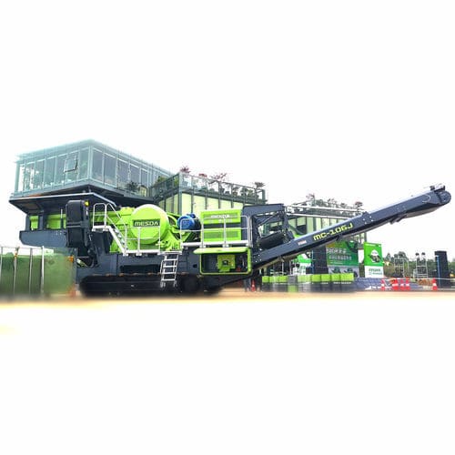 Britador de mandíbulas - MC-106J - Guangxi Mesda Engineering Machinery Co., Ltd - móvel / para todo o tipo de materiais / de esteiras