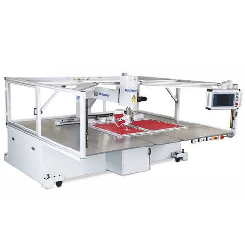 Máquina de costura de ponto fixo - RPAS-L-R-1-1200×800-A-FD5-HR2.6 - Tianjin Richpeace AI Co., Limited - de 2 agulhas / de 2 fios / para aplicações automotivas
