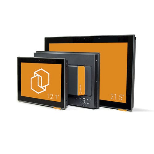 Painel de visualização industrial - Tacton TN101 - ONLOGIC - com tecnologia capacitiva projetada / com tela sensível ao toque resistiva / de alta resolução