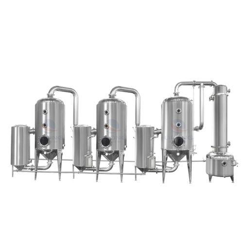 Concentrador de efeito múltiplo - SJN series - Wenzhou Lihong Machinery TECHNOLOGY Co., LTD - a vácuo / para a indústria alimentícia / para a indústria farmacêutica