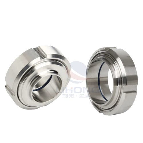 Porca para união roscada - Wenzhou Lihong Machinery TECHNOLOGY Co., LTD - em aço inoxidável / em SMS