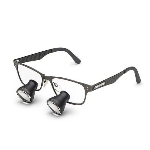Óculos de proteção em fibra de carbono - Ash Galilean - UNIVET - com proteção lateral / com lupa
