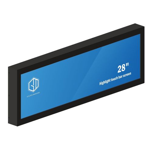 Monitor LCD - GM28BARTM - Shenzhen Golden Margins Co., Ltd.  - com tecnologia capacitiva projetada / de tela sensível ao toque multitouch / com tela sensível ao toque resistiva com 5 fios