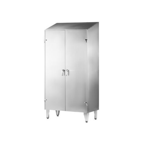Armário de acondicionamento - WS series - INOXSIS - de piso / em aço inoxidável / com fecho / trava