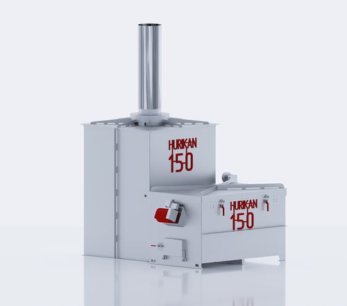 Incinerador para resíduos hospitalares - HURIKAN 150 - Eco-Spectrum LLC - para resíduos farmacêuticos / para carcaças de animais / para resíduos perigosos