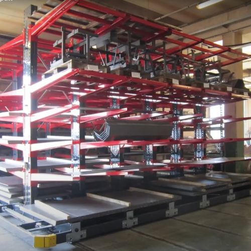 Sistema de armazenamento para armazém - Jiangsu EBIL Intelligent Storage Technology Co.,Ltd. - cantilever / móvel / para cargas longas